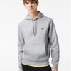 Lacoste Суитшърт SH9623 Сив Classic Fit цвят на ниска цена
