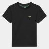 Lacoste Тишърт TJ1122 Черен Regular Fit цвят на ниска цена