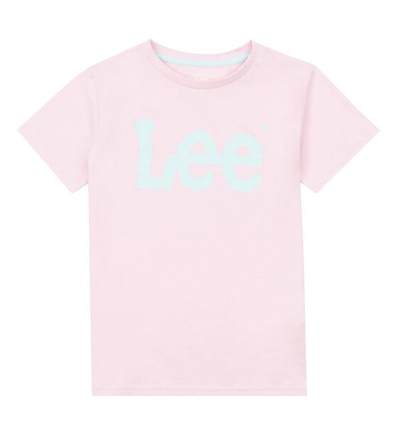 Lee Тишърт Wobbly Graphic LEG5029 Розов Regular Fit за Момичета цена
