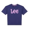 Lee Тишърт Wobbly Graphic LEG5030 Син Regular Fit за Момичета цена