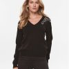 Liu Jo Пуловер MF3013 MS14G Черен Regular Fit за Жени цена