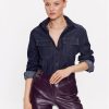 Liu Jo дънкова риза UF3161 D4555 Тъмносин Regular Fit за Жени цена