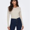 ONLY Блуза Carlotta 15291987 Бежов Regular Fit за Жени цена