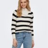 ONLY Пуловер 15268818 Бежов Regular Fit за Жени цена