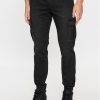Only & Sons Текстилни панталони 22027398 Черен Regular Fit за Мъже цена