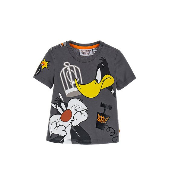 Original Marines Тишърт LOONEY TUNES DDPV0346NM Сив Regular Fit за Момчета цена