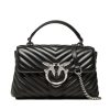 Pinko Дамска чанта Love Lady Puff Mini Cl PE 23 PLTT 100044 A0GK Черен за Жени цена