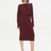Pinko Ежедневна рокля Bolt 102291 A1CT Бордо Regular Fit за Жени цена