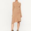 Pinko Коктейлна рокля Babar 102488 A1BQ Бежов Slim Fit за Жени цена