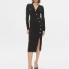 Pinko Плетена рокля Comasico 101925 A16I Черен Slim Fit за Жени цена