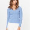 Polo Ralph Lauren Пуловер 211910422004 Син Regular Fit за Жени цена