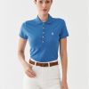 Тениска с яка и копчета Polo Ralph Lauren за Жени