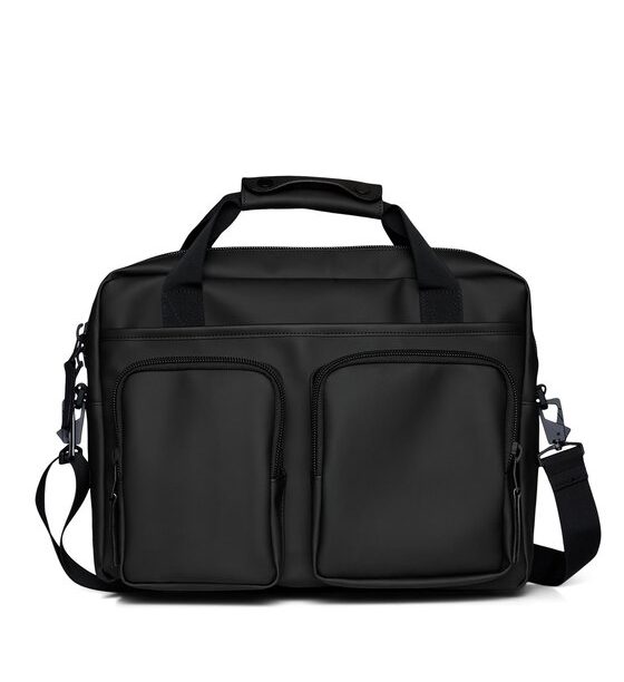 Rains Сак Texel Tech Bag W3 14250 Черен цвят на ниска цена