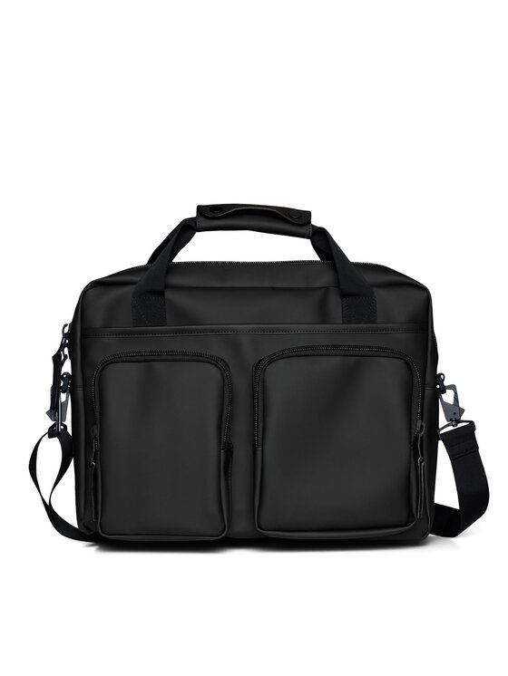 Rains Сак Texel Tech Bag W3 14250 Черен цвят на ниска цена