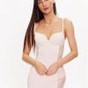 Selmark Нощница Penelope 31095C Розов Slim Fit за Жени цена
