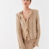 TWINSET Кардиган 232TP3630 Бежов Regular Fit за Жени цена