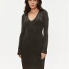 TWINSET Плетена рокля 232TT3272 Черен Slim Fit за Жени цена