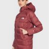 The North Face Пухено яке Hyalite Down NF0A7Z9R Бордо Regular Fit за Жени цена