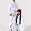 Togoshi Анорак TG22-KUU001 Бял Oversize за Унисекс цена