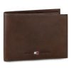 Tommy Hilfiger Голям мъжки портфейл Johnson Cc And Coin Pocket AM0AM00659 Кафяв за Мъже цена