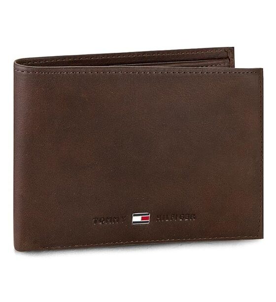 Tommy Hilfiger Голям мъжки портфейл Johnson Cc And Coin Pocket AM0AM00659 Кафяв за Мъже цена
