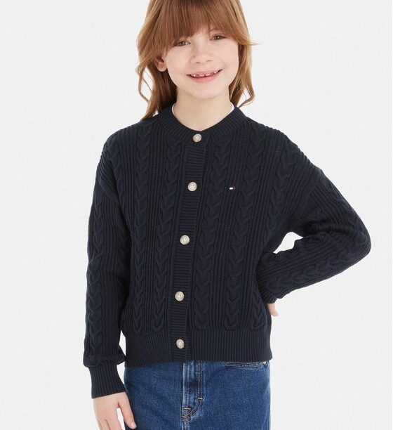 Tommy Hilfiger Кардиган KG0KG07628 Тъмносин Regular Fit за Момичета цена