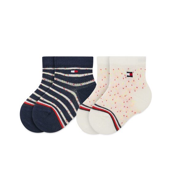 Комплект 2 чифта дълги чорапи детски Tommy Hilfiger за Момичета