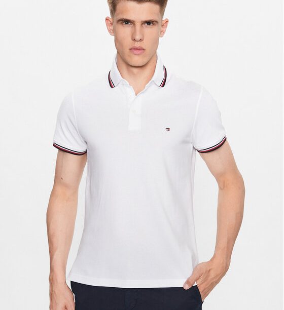 Тениска с яка и копчета Tommy Hilfiger за Мъже цена