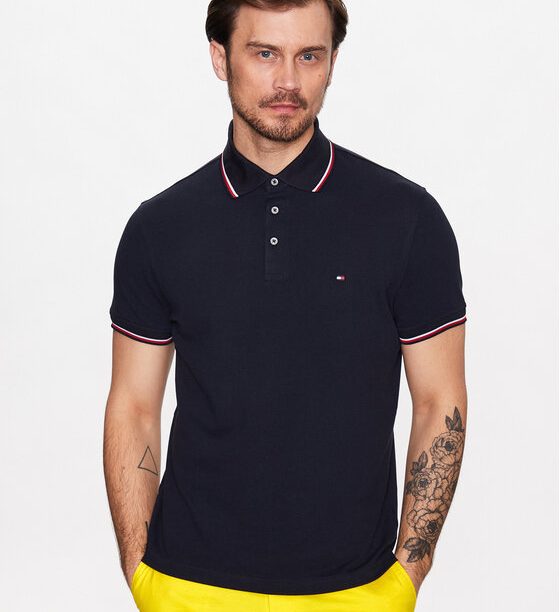 Тениска с яка и копчета Tommy Hilfiger за Мъже