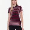 Тениска с яка и копчета Tommy Hilfiger за Жени