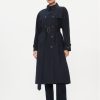 Tommy Hilfiger Тренч WW0WW38947 Тъмносин Regular Fit за Жени цена