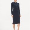 Tommy Jeans Ежедневна рокля DW0DW17259 Тъмносин Slim Fit за Жени цена