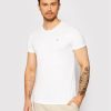 Tommy Jeans Тишърт Jaspe Бял Slim Fit за Мъже цена