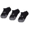 Under Armour Комплект 3 чифта къси чорапи унисекс Heatgear No Show Sock 1346755-001 Черен за Унисекс цена