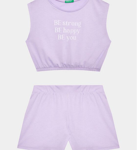 Комплект тишърт и панталонки United Colors Of Benetton за Момичета