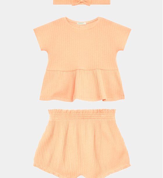 Комплект тишърт и панталонки United Colors Of Benetton за Момичета цена