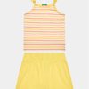 United Colors Of Benetton Комплект топ и панталонки 3NVVGK009 Цветен Regular Fit за Момичета цена