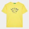 United Colors Of Benetton Тишърт 3096G109K Жълт Regular Fit за Момчета цена