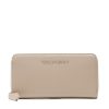 Valentino Голям дамски портфейл Zero VPS7B3155 Бежов за Жени цена