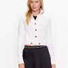 Versace Jeans Couture Дънково яке 74HAS404 Бял Regular Fit за Жени цена