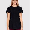 Victoria Victoria Beckham Блуза Drape 1122WTP003178A Черен Regular Fit за Жени цена