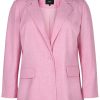 Zizzi Сако M90007A Розов Regular Fit за Жени цена