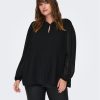ONLY Carmakoma Блуза Piona 15302015 Черен Regular Fit за Жени цена