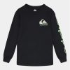 Quiksilver Блуза Omnilogo Tees EQBZT04665 Черен Regular Fit за Момчета цена