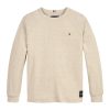 Блуза от органичен памук с ръкави реглан и лого Tommy Hilfiger