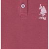 Блуза с яка и лого US Polo Assn
