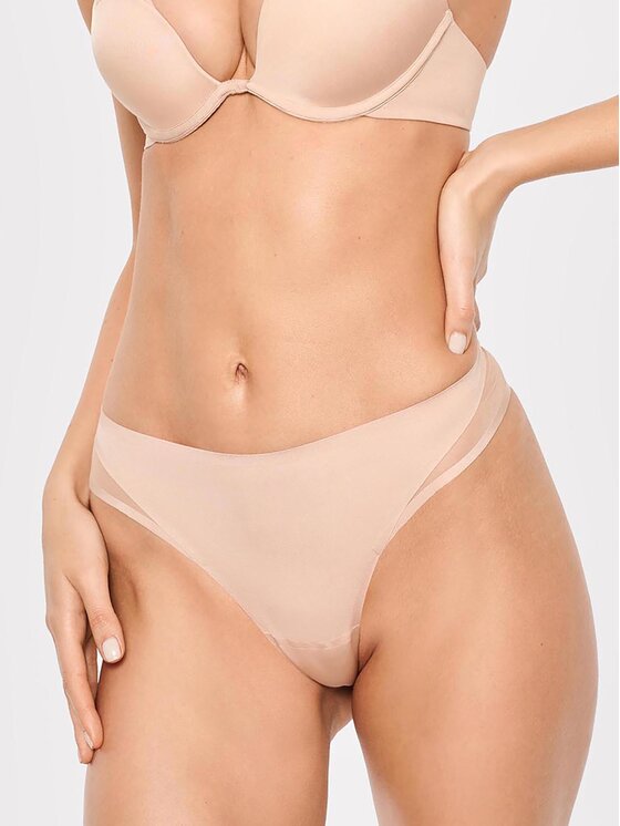 Esotiq Дамски бикини тип бразилиана Stella 39563 Бежов цвят на ниска цена