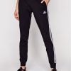adidas Долнище анцуг 3-Stripes GM5542 Черен Slim Fit цвят на ниска цена