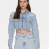 Tommy Jeans Дънково яке DW0DW17450 Син Slim Fit за Жени цена