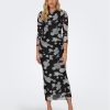 ONLY Ежедневна рокля 15312218 Черен Slim Fit за Жени цена